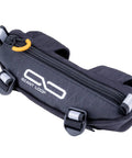 Zigzag Handlebar Bag 1.5 Liter Black Windshield Pouch For Motorcycles Dirt Bikes And Snow Bikes with universal mounting clips