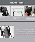 Installation guide for Beefed-Up All-In-One Bike Brake Kit For Most Bicycles And Mountain Bikes with front and rear calipers.