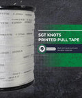 Heavy Duty Polyester Pull Tape For Cable, Fiber Optics, And Conduit Installations, Half Inch By Three Thousand Feet, Marked Every Foot