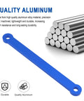 Aluminum Tie Bar And Suspension Hinge Pins Kit For 2WD Traxxas Slash Rustler Stampede Bandit Nitro Sport Navy Blue 2532 2640 Replacement Parts Durable Easy Install in navy blue aluminum, showing tie bar and quality aluminum rods for RC vehicles.