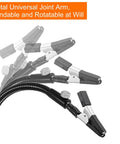 Pro Soldering Helping Hands Third Hand Solder Tool Clamp Stand flexible gooseneck arms with rotatable alligator clips detail