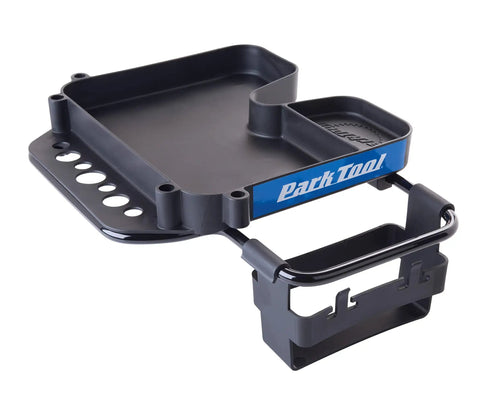 106 Bicycle Repair Stand Work Tray With Lube Holder And Setup-Friendly Bag Tab System For PCS Stands, Ready For 106AC Collar