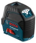 All In One Pro Grade Self Leveling Cross Line Laser With Plumb Points showing digital interface and control buttons