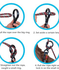 Instructions for using the Figure 8 Descender For Climbing And Belay Rigging, Heavy Duty Aluminum Alloy 35KN Rope Descender