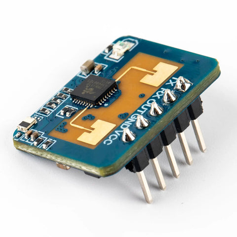 LD2410C Human Presence Radar Sensor Module 24GHz Millimeter Wave FMCW Technology Non Contact Detection With Serial Port IO Level Output HLK LD2410 Compatible Next Level High Sensitivity For Smart Home Security, blue PCB with pins