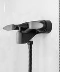 Rv Tub And Shower Faucet Diverter Valve With Winged Levers Matte Black Finish For Seamless Temperature Control And Splash Free Water Flow