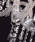 Dope Modern 12 Light K9 Crystal Chandelier Pendant Ceiling Light in European Style for Dining Room and Bedroom clear detail
