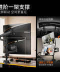 Dual Ultra Monitor Mount Big Time Upgrade For Your Home Office Adjustable Double Screen Holder showing adjustable arms and VESA mount.