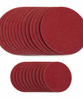 Get Your Hands On This Banger 100 Piece Assortment Pack Of Premium Aluminum Oxide Sanding Discs With Hook And Loop Backing, two sizes.