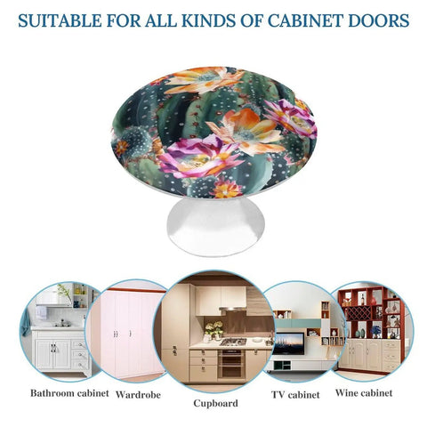 2 Pack Antique Stainless Steel Round Cabinet Knobs Drawer Handles For Kitchen Cabinets And Furniture Upgrade With Smooth, Durable Metal Hardware And Classic, Sleek Styling floral round cabinet knob for kitchen, wardrobe, and TV cabinet doors