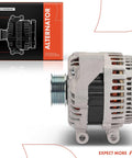 Drop-In 110A 12V Alternator With 6-Groove Pulley For Subaru Forester 2011 2012 2013 2.5L CW Clockwise Replacement Fits Replaces 23700-AA701 A002TL0091A Heavy-Duty Auto Electrical Upgrade For Brighter Starts And Stronger Charging, side view
