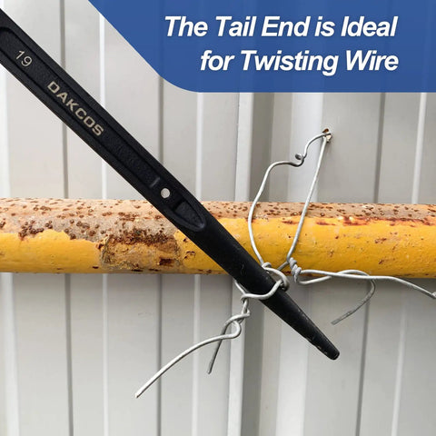 Ratcheting Podger Scaffold Spud Wrench With Double Ended Sockets 19mm And 22mm used for twisting wire