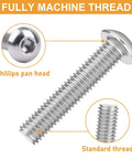M8 Button Head Socket Cap Screws Kit 16 20 25 30 40mm Lengths 1.25mm Pitch Internal Hex Drive 5mm Allen Includes Washers Nuts