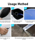Usage method for Kickass Hand Fuel Primer Bulb with dual way rubber design, demonstrating fuel transfer steps.