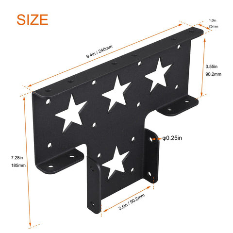Heavy Duty Pergola Corner Brackets For 4x4 Posts 3 Way T Brackets Outdoor Gazebo Kit Premium Steel With Black Powder Coat Corrosion Resistant Boosts Stability And Easy Mount For Deck Frame