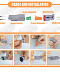 Step-by-step usage guide for Beefy Grey 12 Pin Waterproof Wire Connector Kit, 5 Sets With 60 Stamped Terminals And Seal Plugs
