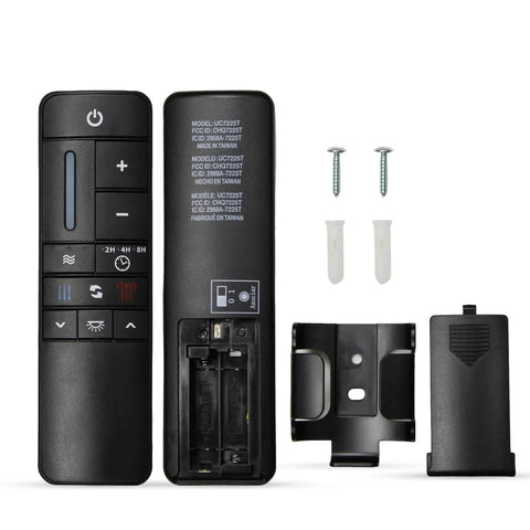 Ceiling Fan Remote Control TR198A With Wall Holder For UC7225T CHQ7225T Fans Includes Wall Mount Bracket Screws And Anchors