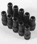20 Pack Low Voltage Waterproof Landscape Light Cable Connectors For 12 To 20 Gauge Wire arranged vertically on white background