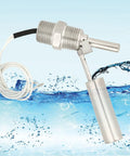Beefy Liquid Level Sensor Stainless Steel Water Level Switch 110V 1/2 NPT Male Thread For Tank Pool Pond Garden Irrigation