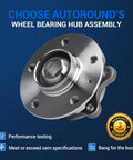 Front And Rear Wheel Bearing And Hub Assembly Set For A4 A5 A6 A7 Quattro Allroad 2008 To 2015 Fits AWD Models 2 Pack Heavy Duty Bearings