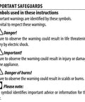 Safety warning symbols for O Ring Repair Kit For Fully Automatic Espresso Machines Eletta ECAM 44660 with instructions