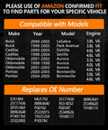 Electric Fuel Pump Assembly E3518M Replacement For Buick Park Avenue LeSabre Cadillac DeVille Seville Oldsmobile Aurora Pontiac Bonneville model compatibility chart