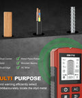 Professional Studs Finder with Multiple Depth Setting for Location of Hide Structures Behind Wall and Ceilings Electric Wire Transducer for Partitions detecting wooden beams and metal pipes.
