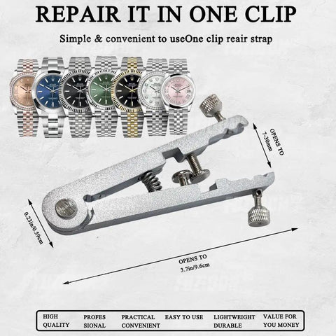 Pro Grade Watch Spring Bar Plier Tool Kit with Tweezers and 10 Replacement Pins for Link Removal and Band Repair tool design