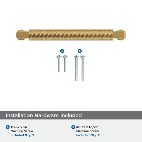Balata 5 1/16 Inch Center To Center Champagne Bronze Cabinet Pull For Cabinets And Drawers 5 9/16 Inch Overall Length Transitional Style Model BP37624CZ with installation screws
