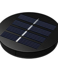 4 Pack Solar Light Replacement Tops For Outdoor Lanterns Top 3.14 Inch Round Panels And Bottom 2.87 Inch Weatherproof LED Modules