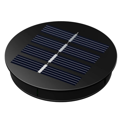 4 Pack Solar Light Replacement Tops For Outdoor Lanterns Top 3.14 Inch Round Panels And Bottom 2.87 Inch Weatherproof LED Modules