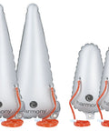 Micro Flotation Kit For Kayaks With Two Bow Bags And Two Stern Bags Silver Finish Universal Fit For 8 To 10 Foot Kayaks