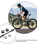 No Sweat Rear Axle Replacement For Mountain Bike 180mm Steel Shaft With 25mm Bearing And Washers Corrosion Resistant Diy Wheel Hub Fix.