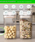 Clear Self Adhesive Cabinet Bumpers Shield Furniture From Harsh Door Slams And Cut Down Household Noise Soft Silicone Rubber Pads deliver grip on jars.