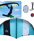 Portable Inflatable Windsurfing Wing With Clear Window for Easy Handheld Foil Surfing and Wing Surfer Kite Surfing Water Play, 54 Sq Ft