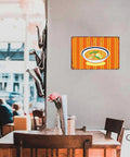 Dope Vintage Ramen Tin Sign Wall Art 8x12 Inch Metal Sign Poster in a rustic cafe setting with pre-drilled holes for mounting