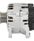 Straight Up Heavy Duty Alternator For Nissan Rogue 2014 To 2018 showing SC6 pulley, 12 Volt 120 Amp design, clockwise rotation.