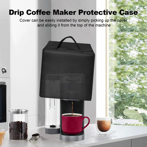 Heavy Duty Waterproof Nylon Coffee Maker Cover For K-Supreme And K-Compact Single Serve Espresso Machines, Dustproof Shield