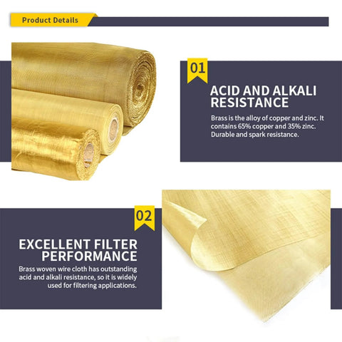 Copper Mesh Shielding Sieve roll and sheet highlighting acid and alkali resistance for lab-grade filtration and shielding.