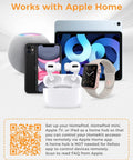Smart WiFi Plug Outlet 15A Two Pack Works With Apple HomeKit Siri Alexa Google Assistant No Hub Required Remote Control Schedule Timer And Voice Control For Home Electronics with Apple devices