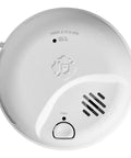 Front view of Hardwired Smoke And Carbon Monoxide Detector With Battery Back Up Ionization Sensor SMICO100AC for home safety.