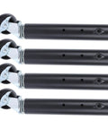Heavy Duty Carbon Steel Furniture Legs With Casters 4 Pack Table Leg Extenders Riser For Easy Installation
