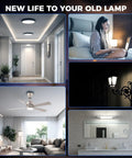 Two Pack 6W GX23 2 Pin LED PL Retrofit Lamp Replacement For 13W GX23d CFL lighting various indoor scenes