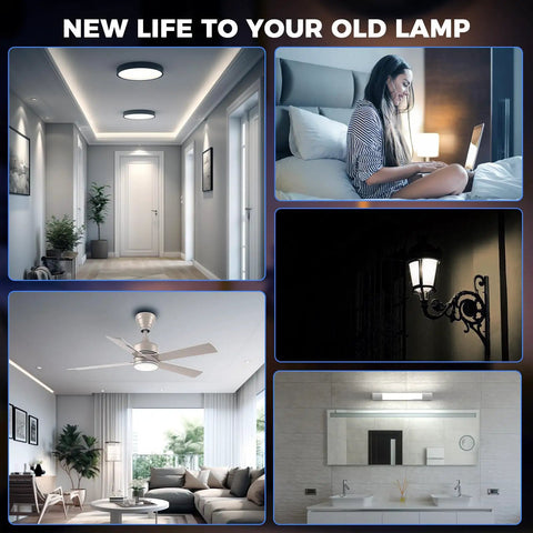 Two Pack 6W GX23 2 Pin LED PL Retrofit Lamp Replacement For 13W GX23d CFL lighting various indoor scenes