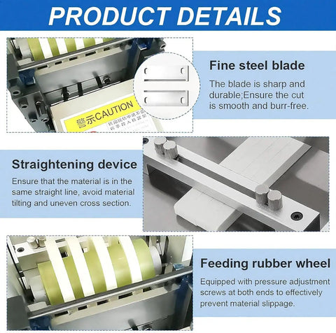 Dude, check out this auto heat shrink tube cutter that slashes fiber glass and cable pipes with zero hassle. Features high speed steel blades.