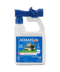Front view of Adams Plus Yard Spray bottle, 32 fl oz, hose-end sprayer, for fleas, ticks, mosquitoes, ants, covering up to 5,000 sq ft