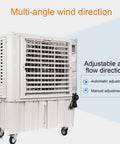 Portable Evaporative Air Cooler With Built In Water Tank And Easy Grip Remote Control versatile desk fan with multi-angle wind direction.