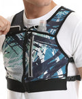 Hands Free Hydration Pack Chest Rig For Running And Fastpacking With Two Front Bottle Pockets For 500ml Bottles So You Can Sip On The Go