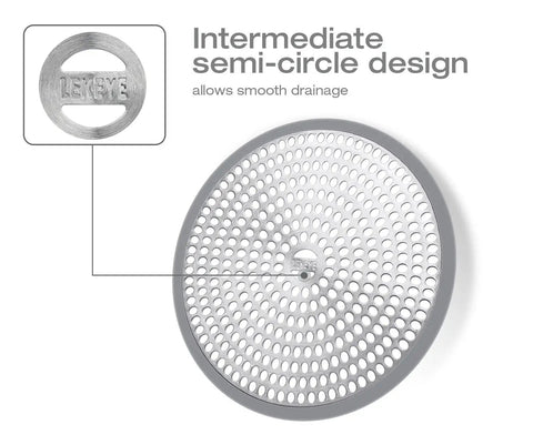 Shower Hair Catcher Drain Protector Strainer With Rust Proof Stainless Steel And Silicone Edge 2 Pack For Easy Hair Grabbing No Clog Drainage Elliptical Holes For Smooth Flow Blocks Debris And Keeps Shower Clean