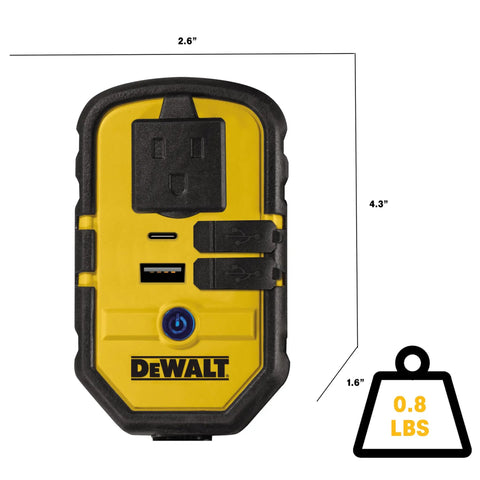 Smooth Car Power Inverter Delivering 140 Watts Of Reliable Juice For Rapid Device Charging Silent Fanless Construction with dual USB ports